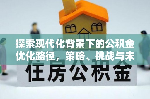 耀州探索现代化背景下的公积金优化路径，策略、挑战与未来展望